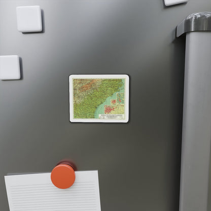 USA - Southeastern (1926) (Map) Refrigerator Magnet-The Sticker Space