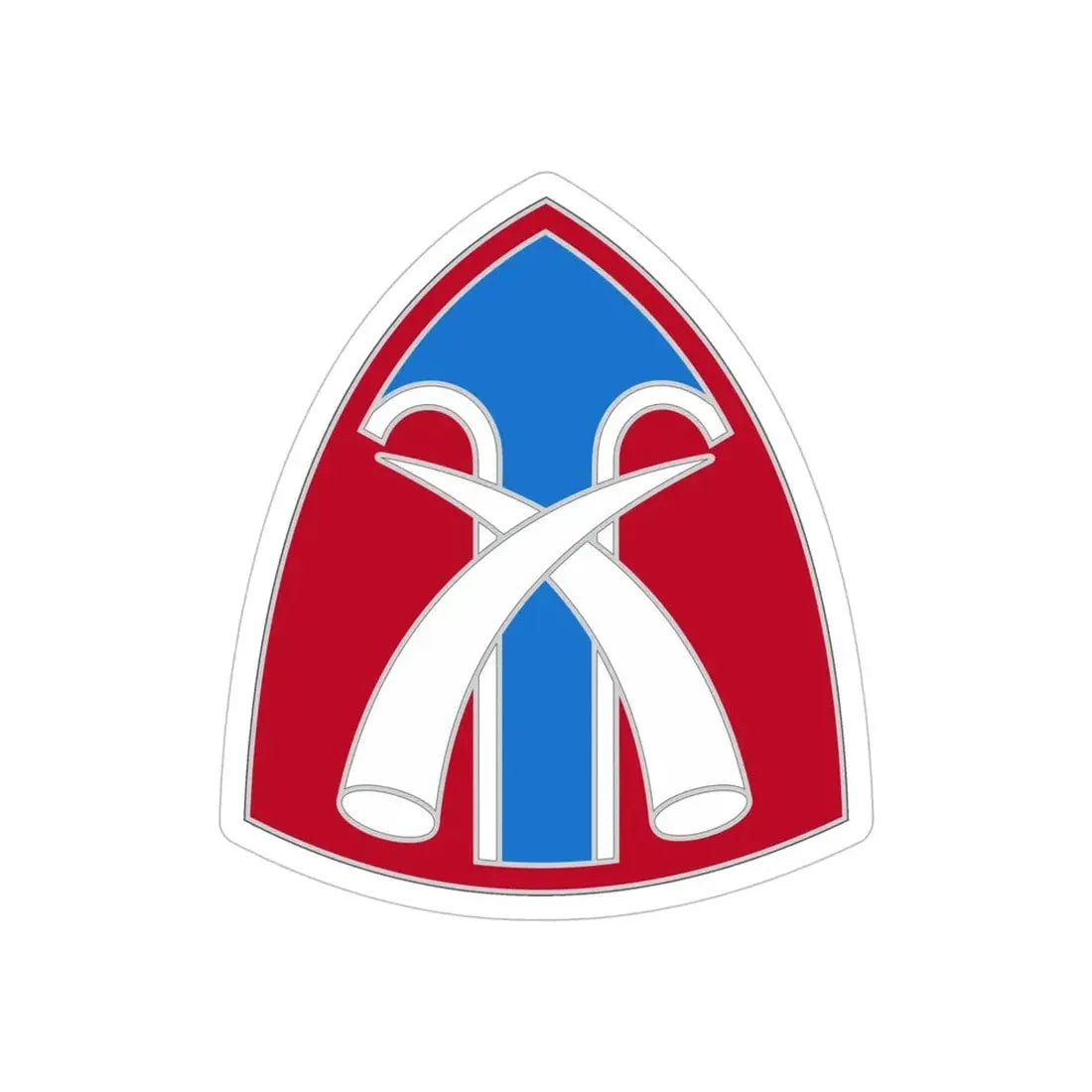 USA Support Thailand 2 (U.S. Army) REVERSE PRINT Transparent Die-Cut STICKER 5 Inch Die-Cut Transparent - The Sticker Space