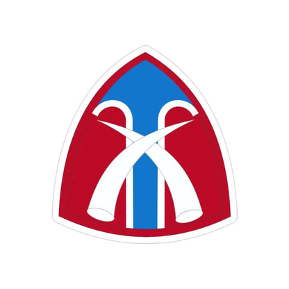 USA Support Thailand (U.S. Army) REVERSE PRINT Transparent Die-Cut STICKER 3 Inch Die-Cut Transparent - The Sticker Space