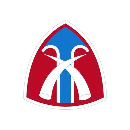 USA Support Thailand (U.S. Army) REVERSE PRINT Transparent Die-Cut STICKER 4 Inch Die-Cut Transparent - The Sticker Space