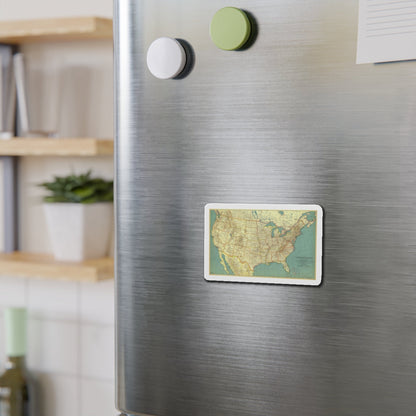 USA - The United States (1933) (Map) Refrigerator Magnet-The Sticker Space