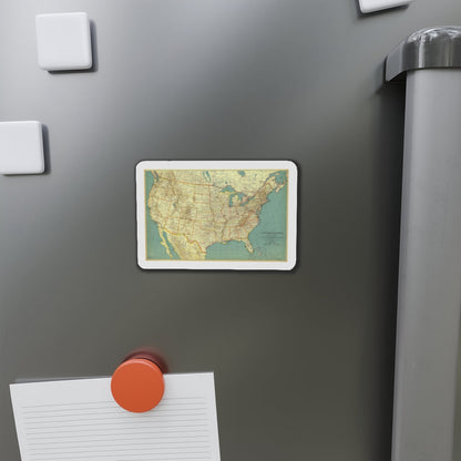 USA - The United States (1933) (Map) Refrigerator Magnet-The Sticker Space