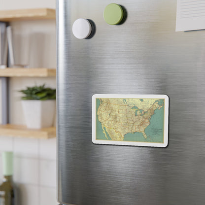 USA - The United States (1933) (Map) Refrigerator Magnet-The Sticker Space