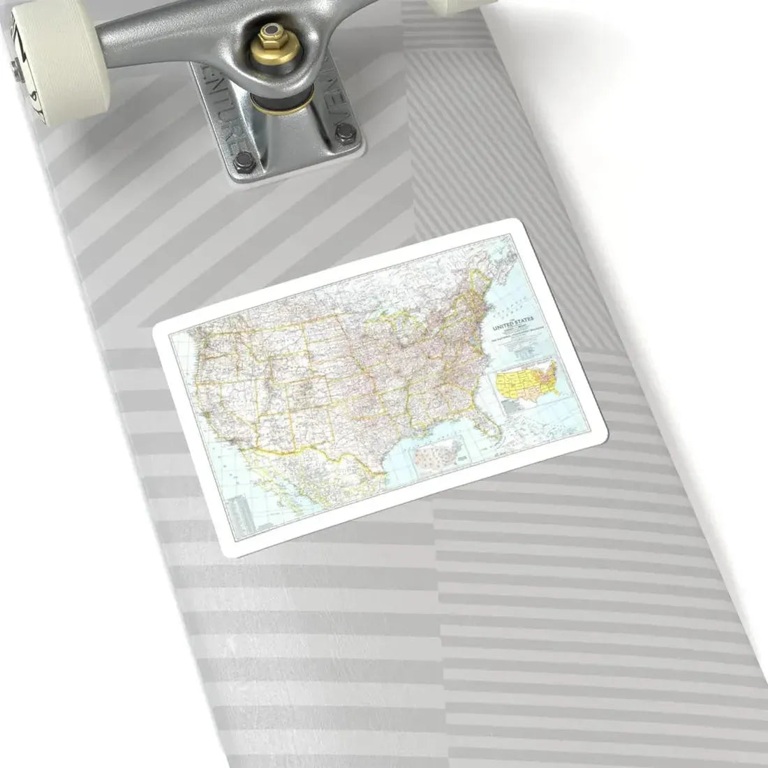 USA - The United States (1940) (Map) STICKER Vinyl Kiss-Cut Decal - The Sticker Space