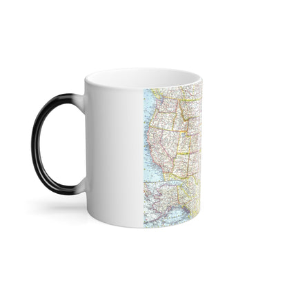 USA - The United States (1961) (Map) Color Changing Mug 11oz-11oz-The Sticker Space