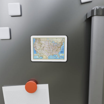 USA - The United States (1982) (Map) Refrigerator Magnet-The Sticker Space