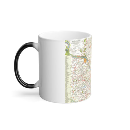 USA - Washington, Suburban (1964) (Map) Color Changing Mug 11oz-11oz-The Sticker Space