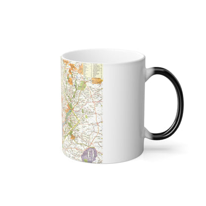 USA - Washington, Suburban (1964) (Map) Color Changing Mug 11oz-11oz-The Sticker Space