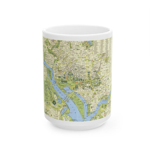 USA - Washington, Tourist (1964) (Map) White Coffee Mug-15oz-The Sticker Space