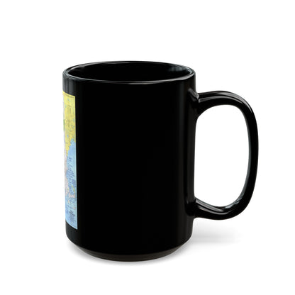 USA - Western New England 1 (1975) (Map) Black Coffee Mug-The Sticker Space