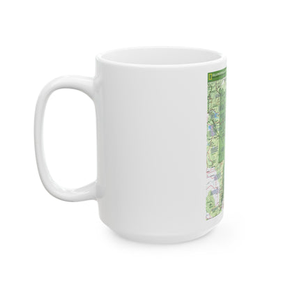 USA - Yellowstone and Grand Teton 1 1989) (Map) White Coffee Mug-The Sticker Space