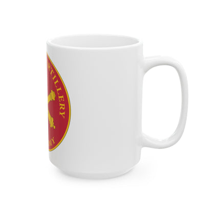 USAADAPLAQUE Air Defense Artillery Branch (U.S. Army) White Coffee Mug-The Sticker Space