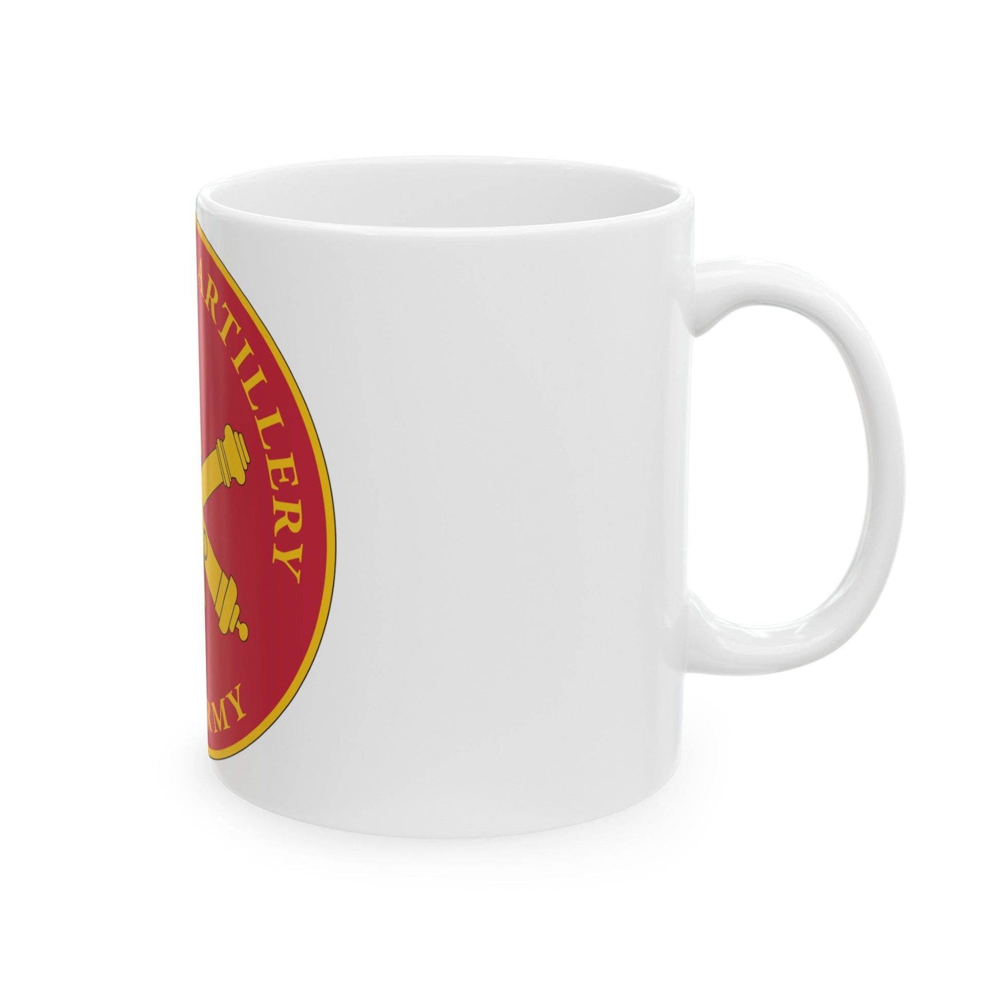 USAADAPLAQUE Air Defense Artillery Branch (U.S. Army) White Coffee Mug-The Sticker Space