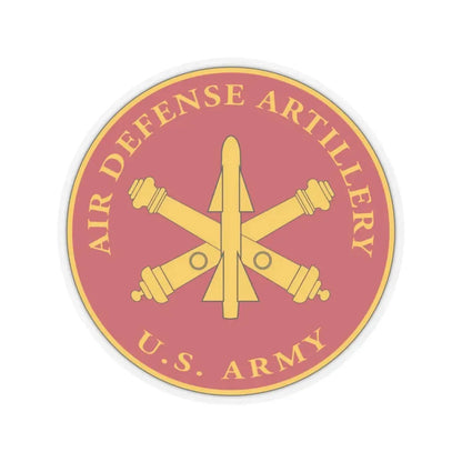 USAADAPLAQUE Air Defense Artillery Branch (U.S. Army) STICKER Vinyl Kiss-Cut Decal 3 Inch Transparent - The Sticker Space