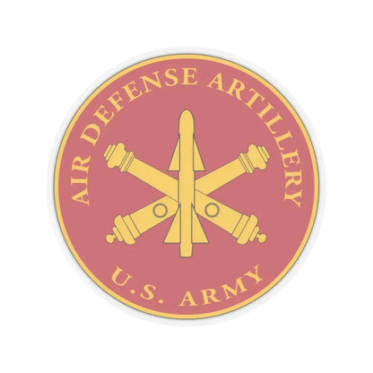 USAADAPLAQUE Air Defense Artillery Branch (U.S. Army) STICKER Vinyl Kiss-Cut Decal 4 Inch Transparent - The Sticker Space