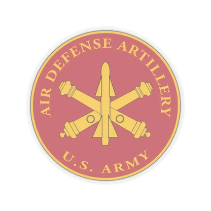 USAADAPLAQUE Air Defense Artillery Branch (U.S. Army) STICKER Vinyl Kiss-Cut Decal 6 Inch Transparent - The Sticker Space