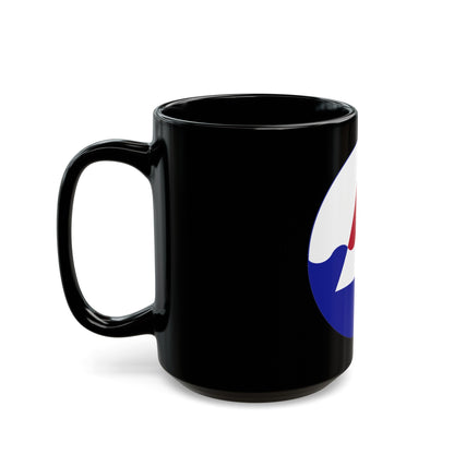 USAE Iceland Defense Force (U.S. Army) Black Coffee Mug-The Sticker Space