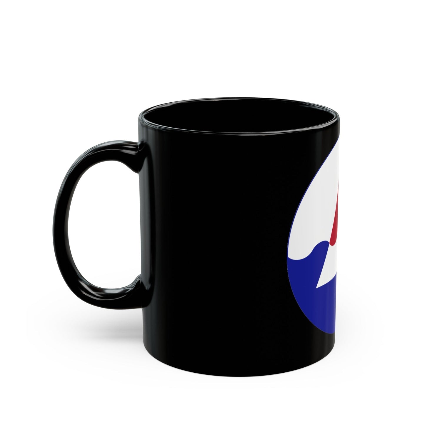 USAE Iceland Defense Force (U.S. Army) Black Coffee Mug-The Sticker Space