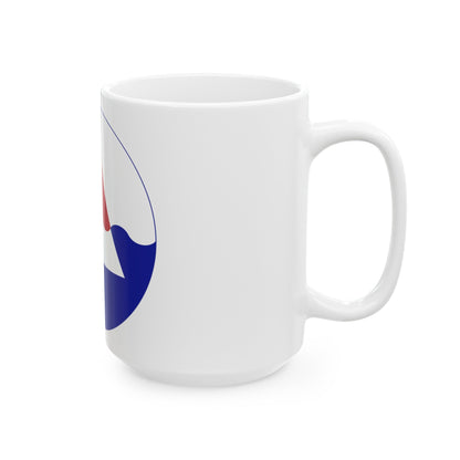 USAE Iceland Defense Force (U.S. Army) White Coffee Mug-The Sticker Space