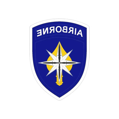 USAE Special Operations Command North (U.S. Army) REVERSE PRINT Transparent Die-Cut STICKER 2 Inch Die-Cut Transparent - The Sticker Space