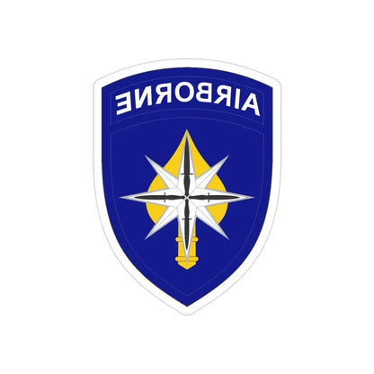 USAE Special Operations Command North (U.S. Army) REVERSE PRINT Transparent Die-Cut STICKER 3 Inch Die-Cut Transparent - The Sticker Space