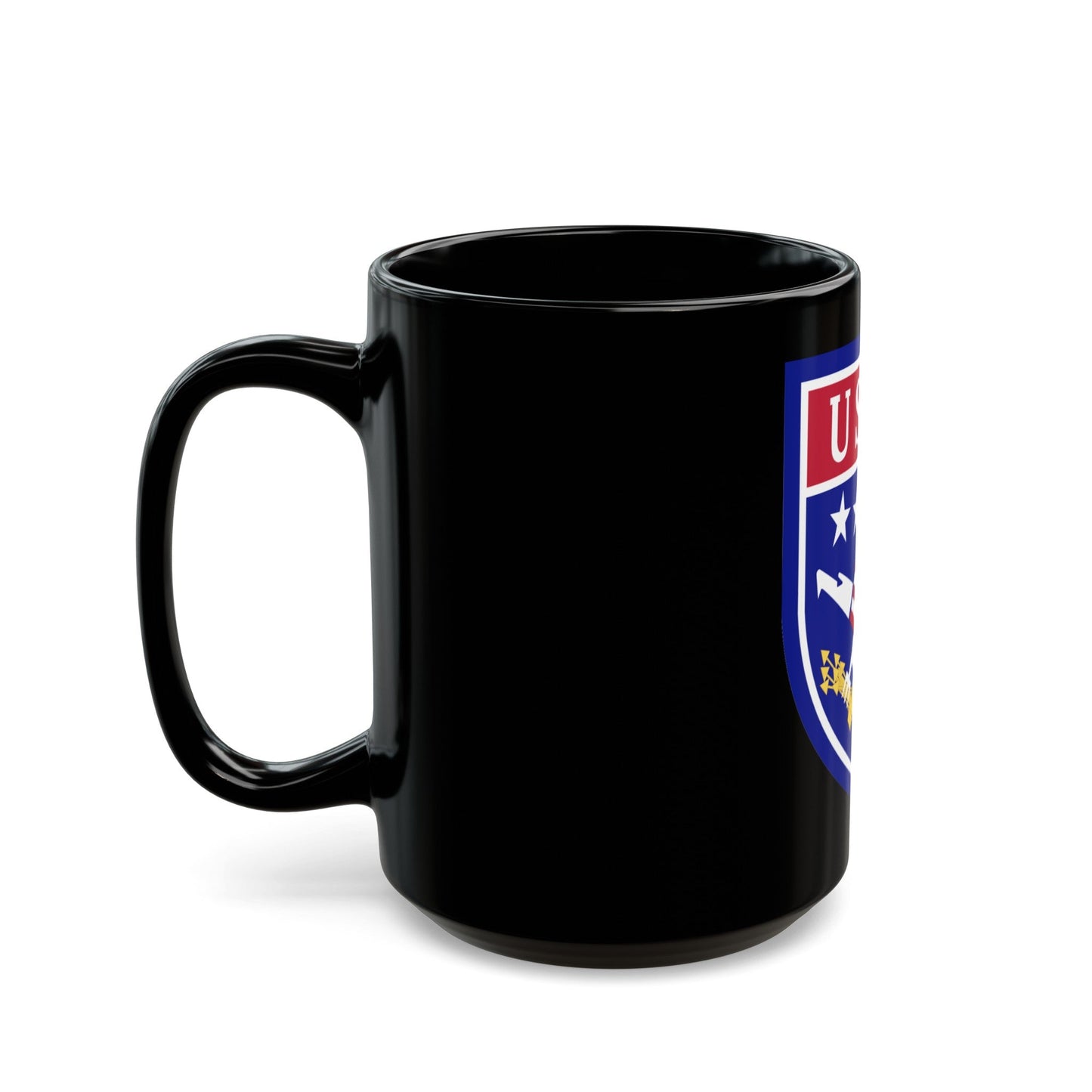 USAE United States Forces Korea (U.S. Army) Black Coffee Mug-The Sticker Space