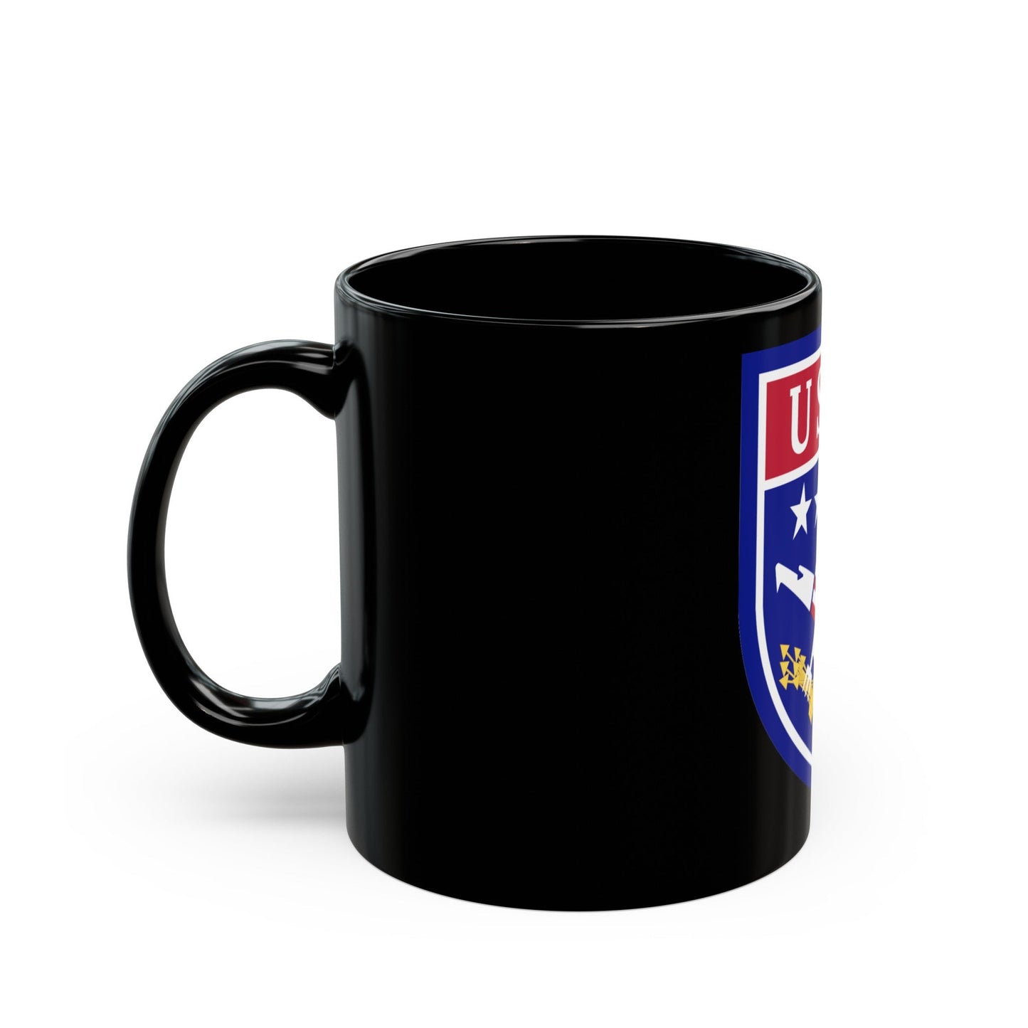 USAE United States Forces Korea (U.S. Army) Black Coffee Mug-The Sticker Space