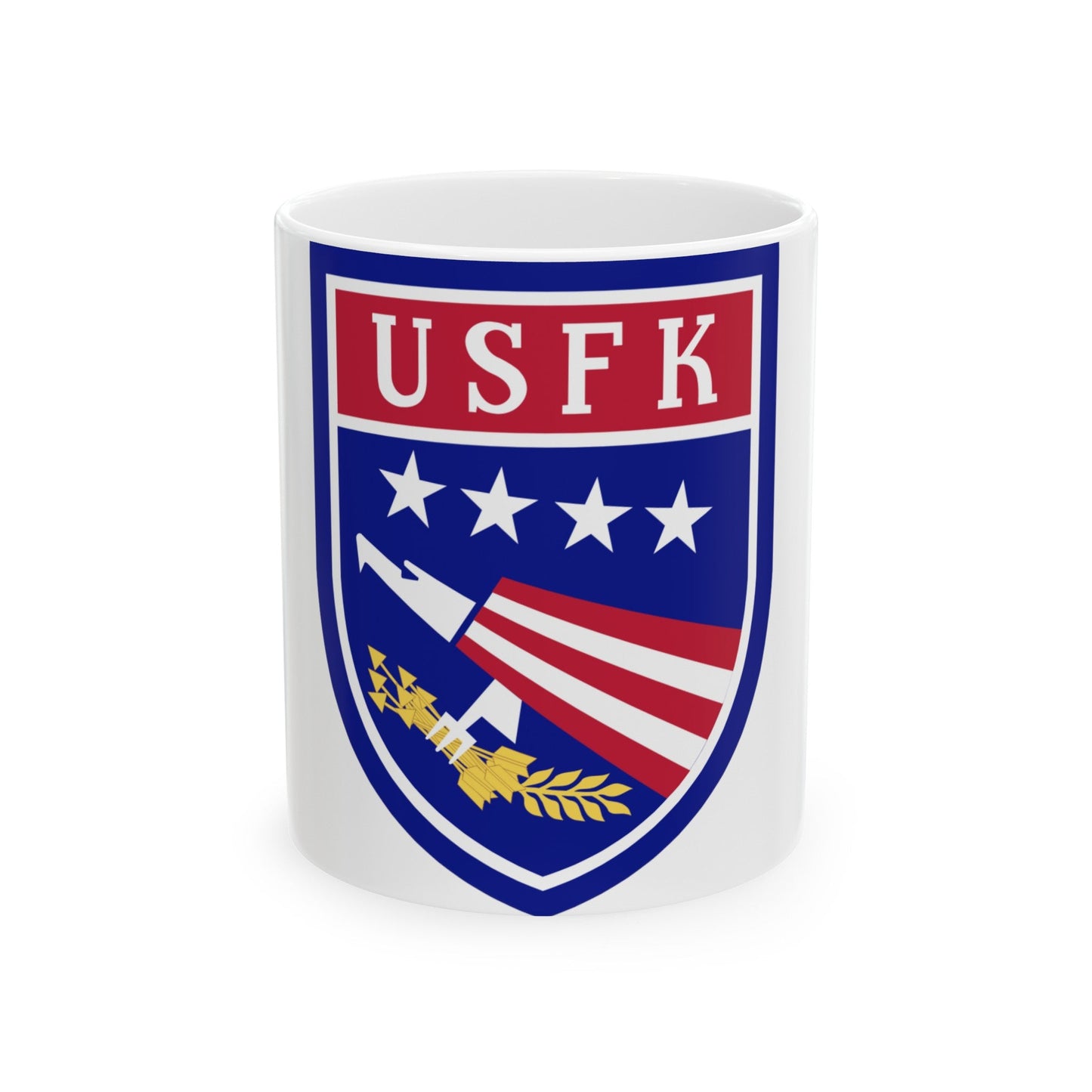USAE United States Forces Korea (U.S. Army) White Coffee Mug-11oz-The Sticker Space