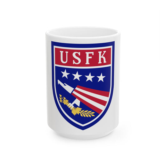 USAE United States Forces Korea (U.S. Army) White Coffee Mug-15oz-The Sticker Space
