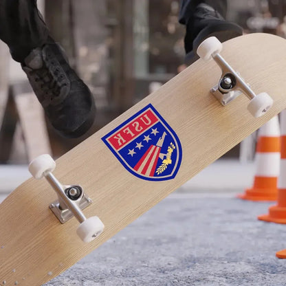 USAE United States Forces Korea (U.S. Army) REVERSE PRINT Transparent Die-Cut STICKER - The Sticker Space