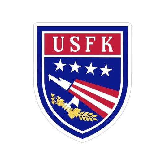 USAE United States Forces Korea (U.S. Army) Transparent STICKER Die-Cut Vinyl Decal 6 Inch - The Sticker Space