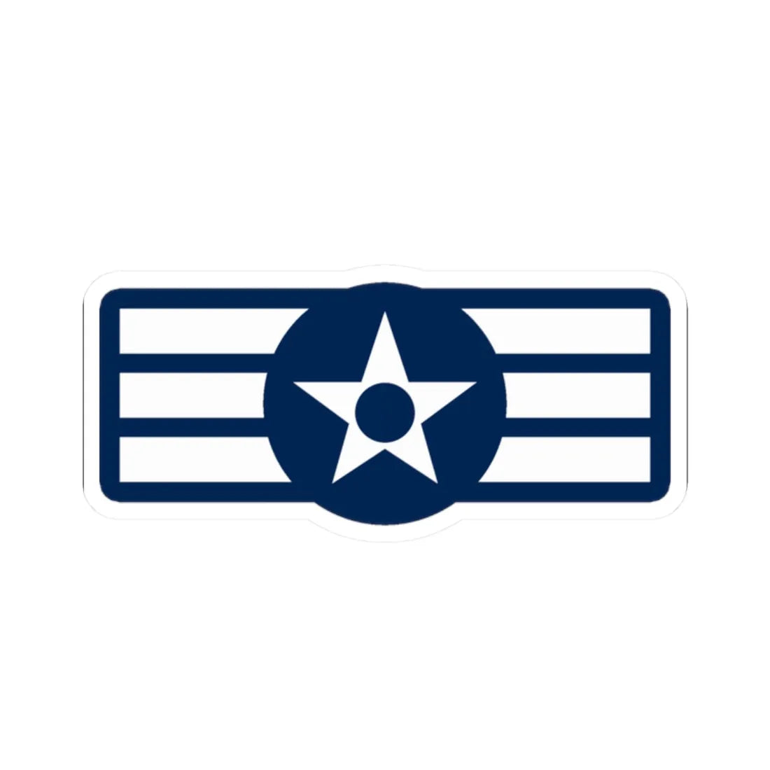 USAF 1952 E4 Proposal (United States) (Military Rank) STICKER Vinyl Kiss-Cut Decal 2 Inch White - The Sticker Space