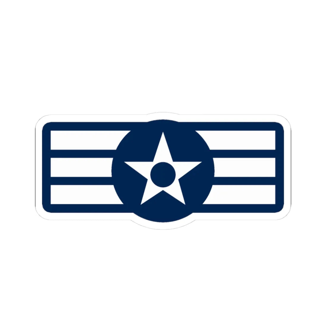 USAF 1952 E4 Proposal (United States) (Military Rank) STICKER Vinyl Kiss-Cut Decal 3 Inch White - The Sticker Space