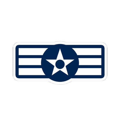 USAF 1952 E4 Proposal (United States) (Military Rank) STICKER Vinyl Kiss-Cut Decal 4 Inch White - The Sticker Space