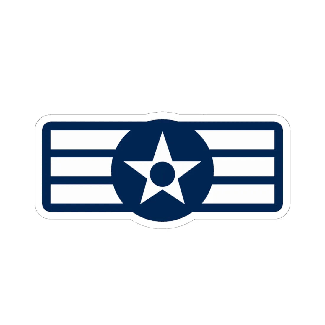USAF 1952 E4 Proposal (United States) (Military Rank) STICKER Vinyl Kiss-Cut Decal 6 Inch White - The Sticker Space