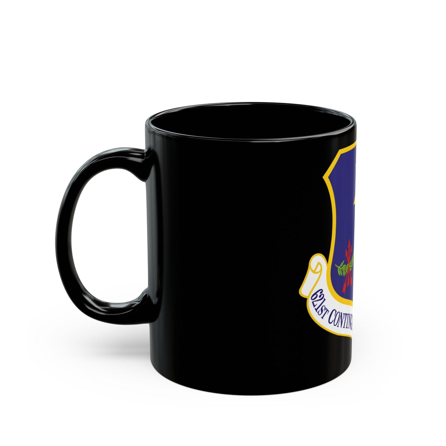 USAF 621st Contigency Response Wing (U.S. Air Force) Black Coffee Mug-The Sticker Space