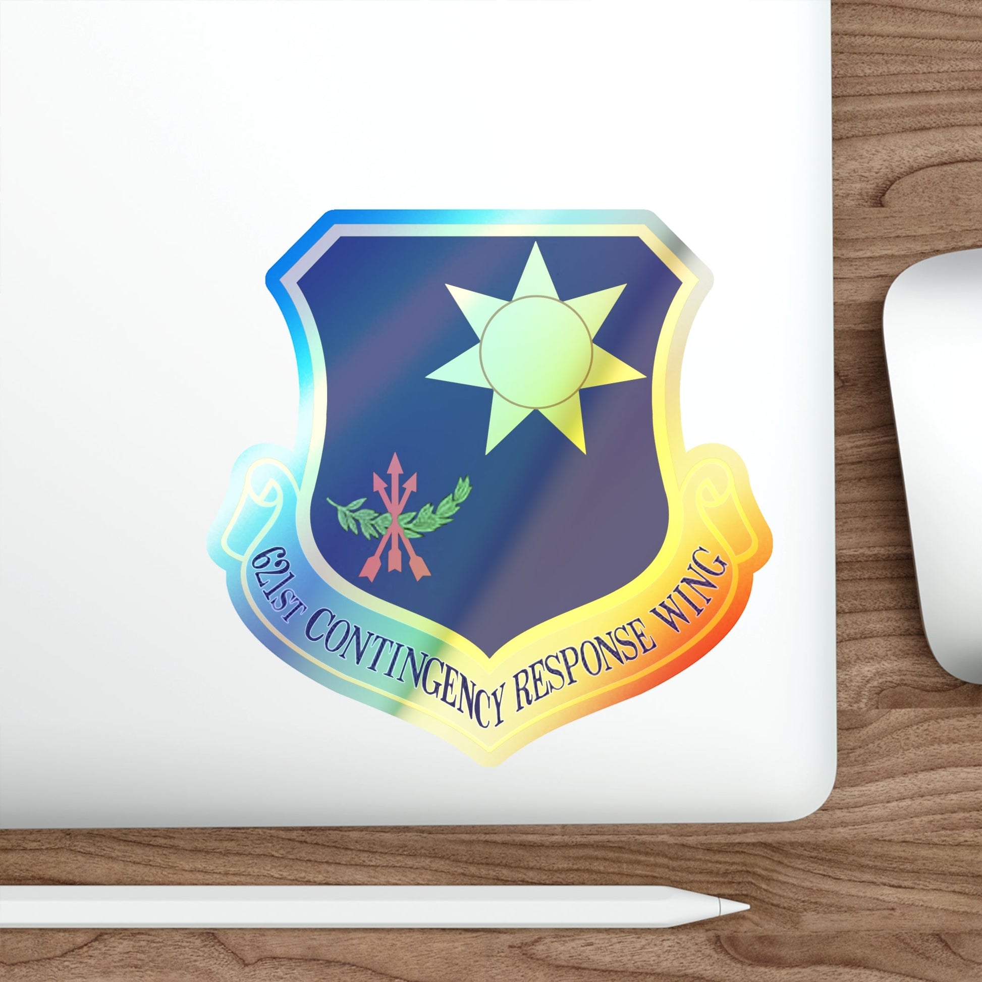 USAF 621st Contigency Response Wing (U.S. Air Force) Holographic STICKER Die-Cut Vinyl Decal-The Sticker Space