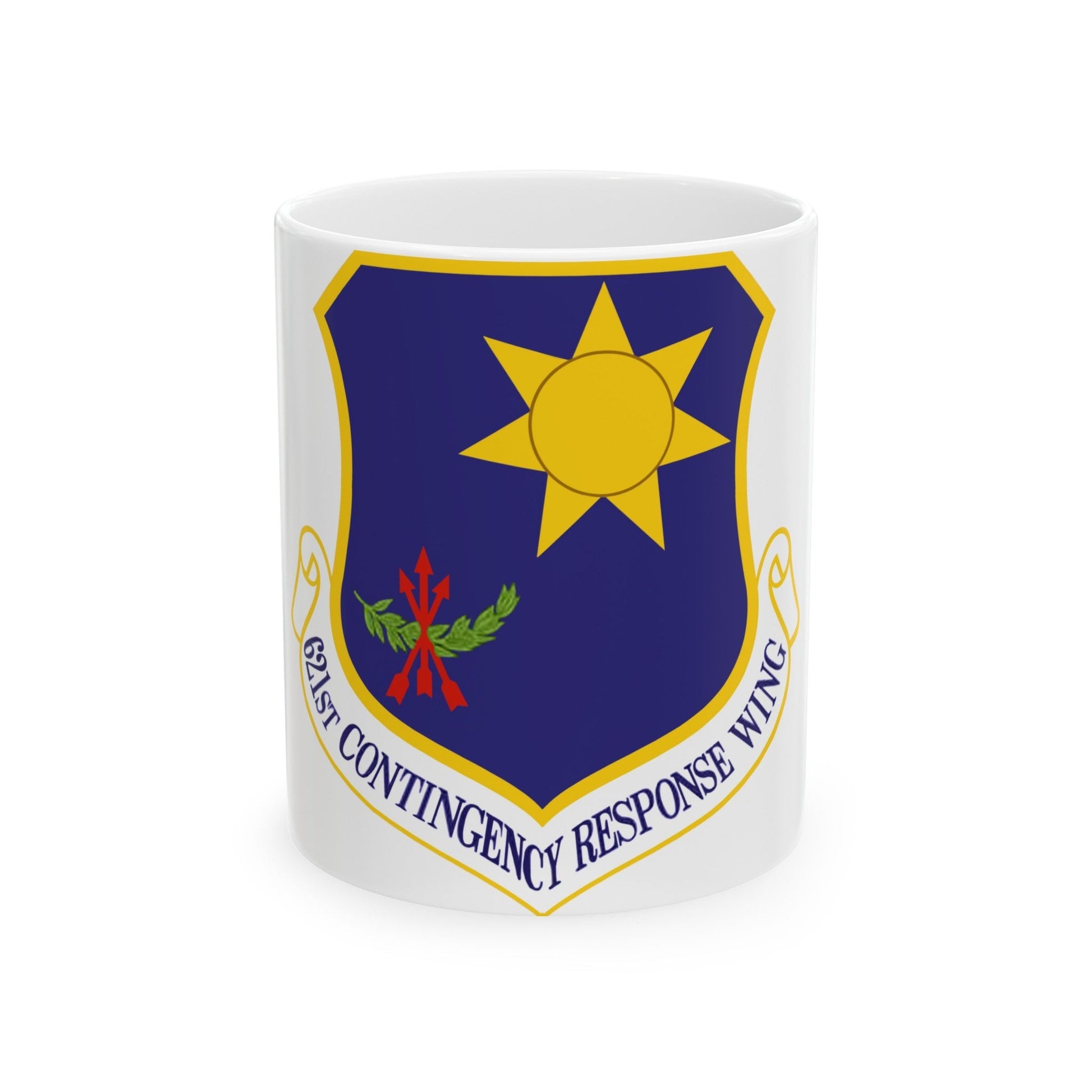 USAF 621st Contigency Response Wing (U.S. Air Force) White Coffee Mug-11oz-The Sticker Space