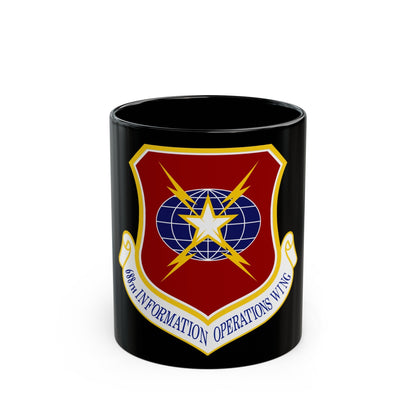 USAF 688th Information Operations Wing (U.S. Air Force) Black Coffee Mug-11oz-The Sticker Space