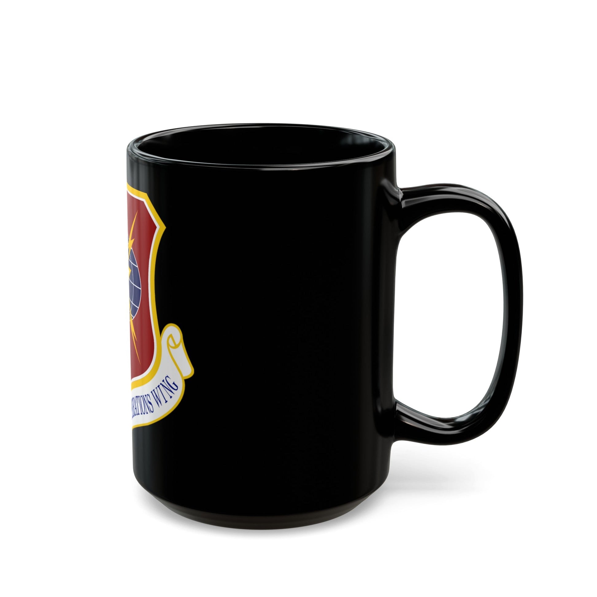 USAF 688th Information Operations Wing (U.S. Air Force) Black Coffee Mug-The Sticker Space