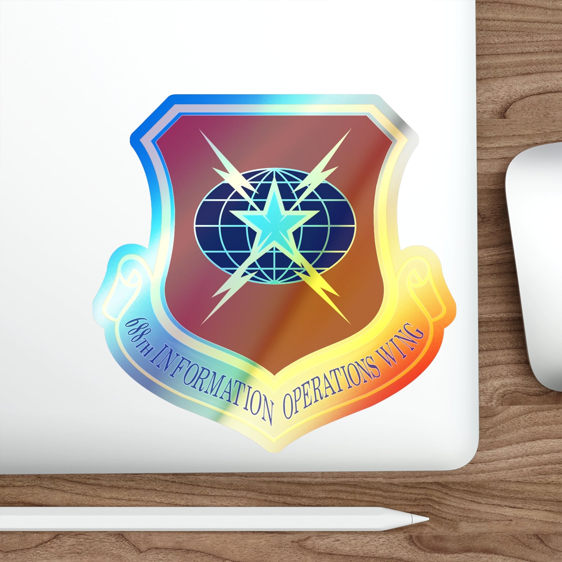 USAF 688th Information Operations Wing (U.S. Air Force) Holographic STICKER Die-Cut Vinyl Decal-The Sticker Space