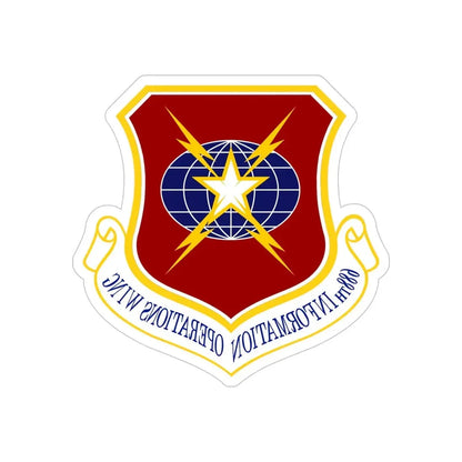 USAF 688th Information Operations Wing (U.S. Air Force) REVERSE PRINT Transparent Die-Cut STICKER 6 Inch Die-Cut Transparent - The Sticker Space