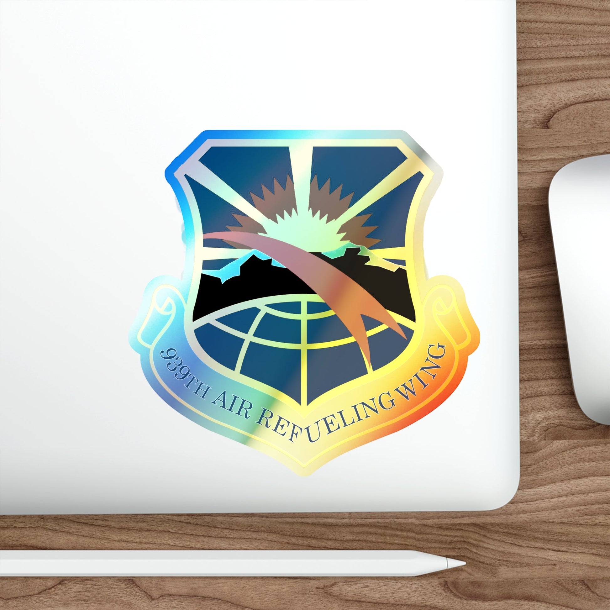 USAF 939th Air Refueling Wing (U.S. Air Force) Holographic STICKER Die-Cut Vinyl Decal-The Sticker Space