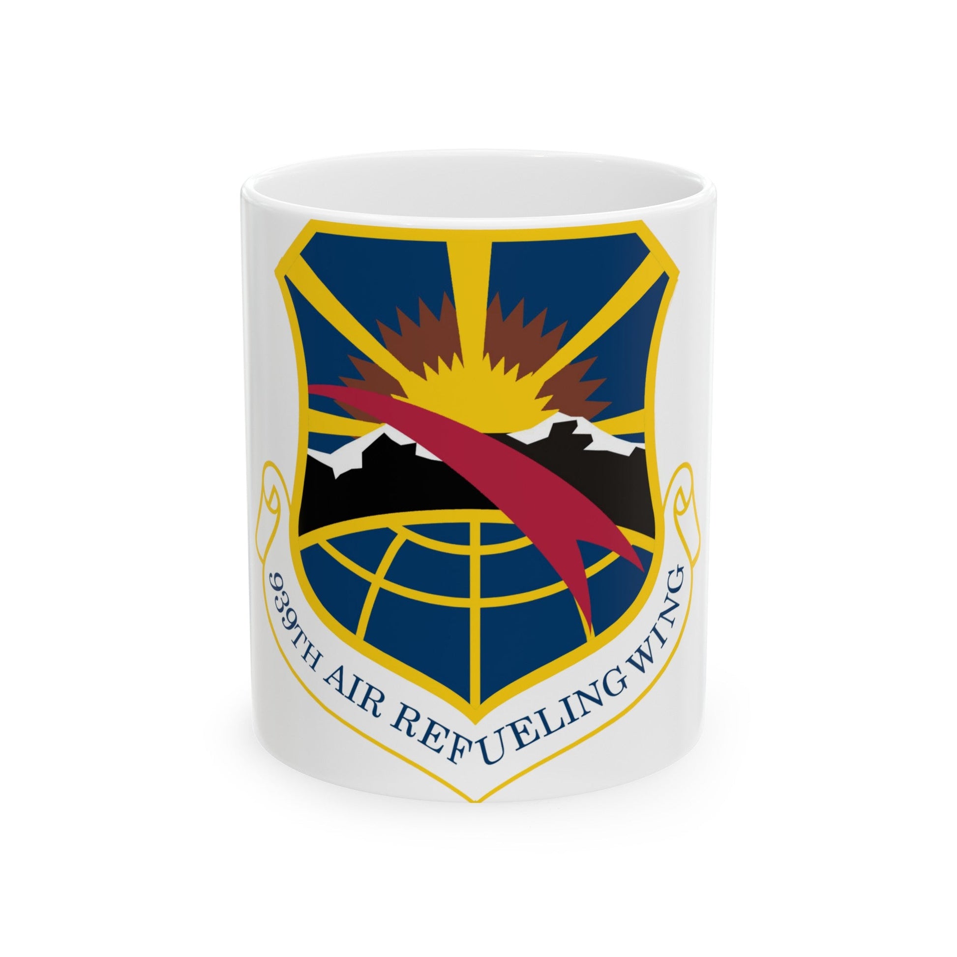 USAF 939th Air Refueling Wing (U.S. Air Force) White Coffee Mug-11oz-The Sticker Space