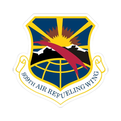 USAF 939th Air Refueling Wing (U.S. Air Force) STICKER Vinyl Kiss-Cut Decal 3 Inch White - The Sticker Space