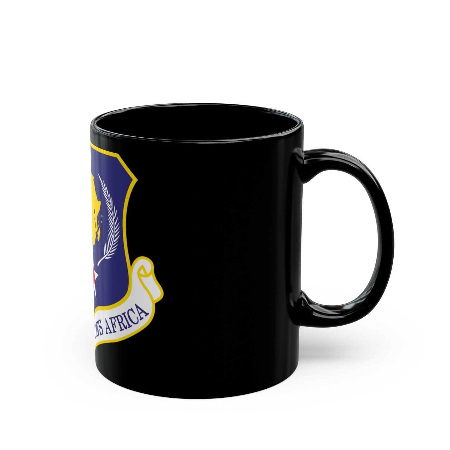 USAF Africa (U.S. Air Force) Black Coffee Mug-The Sticker Space