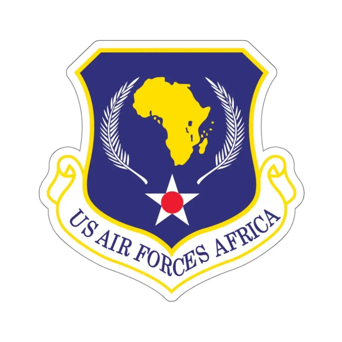 USAF Africa (U.S. Air Force) STICKER Vinyl Die-Cut Decal 3 Inch - The Sticker Space