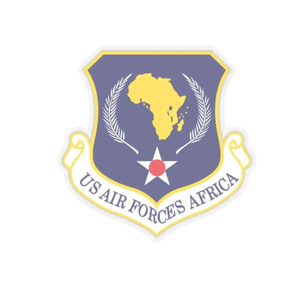 USAF Africa (U.S. Air Force) STICKER Vinyl Kiss-Cut Decal 3 Inch Transparent - The Sticker Space