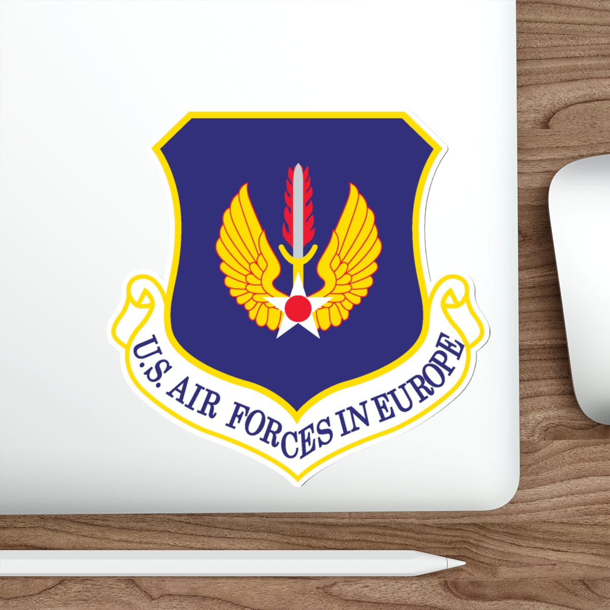 USAF in Europe (U.S. Air Force) STICKER Vinyl Die-Cut Decal-The Sticker Space