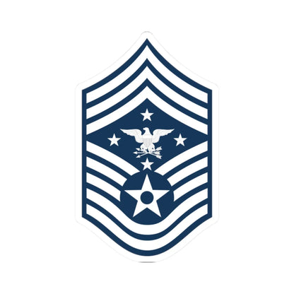 USAF SEAC (United States) (Military Rank) STICKER Vinyl Kiss-Cut Decal 2 Inch White - The Sticker Space